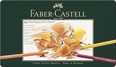 Polychromos-colored pencils for Faber-Castell artists, 60 flat, matching pen colors, 110060, 60 box.. DIAYTAR NIGERIA makes online shopping accessible to all with budget-friendly prices and reliable delivery.