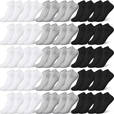 48 pairs of fine gioga low socks for men, relaxed, light and comfortable sports socks, one size.. Discover endless possibilities with DIAYTAR NIGERIA's vast e-commerce selection and budget-friendly delivery.