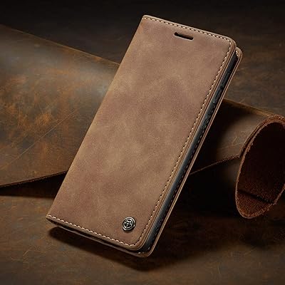Wallet style foldable leather case with card holder compatible with Oppo Reno 5 of Unblack (Brown).. Experience hassle-free shopping with DIAYTAR NIGERIA's user-friendly platform and prompt delivery service.