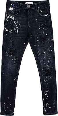 Jean Skinny Spray Paint for men 0840/418/800 (40 EU), black, 40.. Love deals? DIAYTAR Nigeria has you covered with low prices and fast delivery.