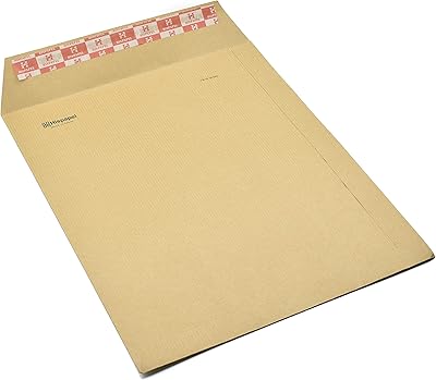 Historical Envelopes Hisbable Brown A4 12 x 10 "(Package of 50) (Brown).. DIAYTAR NIGERIA revolutionizes online retail with our vast selection and cost-effective delivery options.