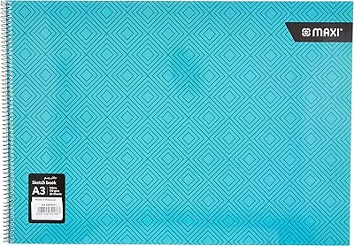 A3 white spiral sketch book (297x420 mm), 110 g/m2, 20 sheets, matching colors. each room.. Shop for less and receive more with DIAYTAR NIGERIA's expansive e-commerce platform and nationwide delivery.