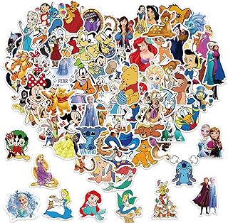 100 Pieces Sticker of Disney cartoons, Princess Waterproof vinyl princess reward, festive decorations for children, adolescents and adults (cartoons).. Your everyday shopping companion, DIAYTAR NIGERIA offers unbeatable value with nationwide delivery.