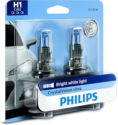 Philips Automotive Lighting H1 Crystal Vision Ultra Projector with Advanced Brilliant White, Lot of 2, 12258cvb2.. Your digital shopping destination, DIAYTAR NIGERIA combines variety with affordability and quick delivery.