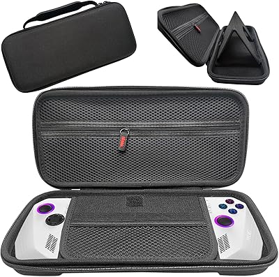 T Tersely Transport case compatible with Asus Rog Ally, rigid and portable protective case with pockets for accessories and games.. DIAYTAR NIGERIA: Where every search leads to affordable products delivered promptly across Nigeria.