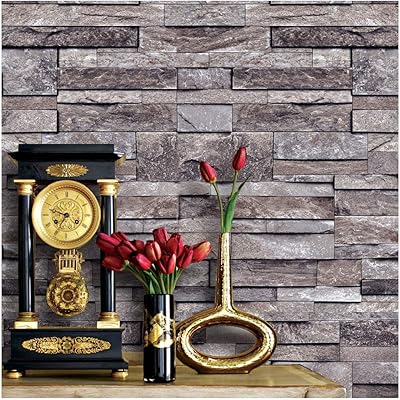 1494 Rolle of Waze Wallpaper in stone brick, multi-brilliant embossed wallpaper, bedroom, kitchen, bathroom, bar, wall decoration, 20.8 "x 33 feet.. Nigeria's fastest-growing e-commerce site offers unbeatable prices and delivery within 8 days.