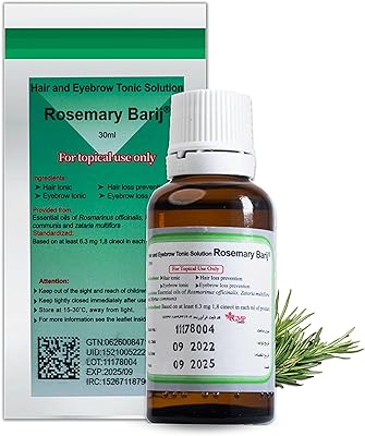 Rosemary oil for hair growth - 100% natural oil for a healthy scalp, damaged hair and oily skin, therapeutic quality of superior quality, full of antioxidants, strengthens eyebrows and fights acne 1 fl oz.. DIAYTAR Nigeria: Shopping that fits your budget and your schedule.