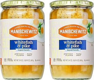 White gefillette manischewitz and fish liquid brochet 680 g (pack of 2).. Discover the convenience of DIAYTAR NIGERIA's vast e-commerce platform with delivery in just 5-8 days.