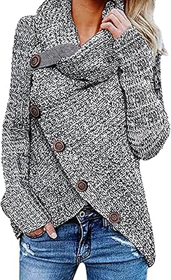 Winter warmly with a turtleneck for women, thick knitting, asymmetrical hem, pimples, woman.. Shop from Nigeria's largest product selection at DIAYTAR, with budget-friendly prices and swift delivery.
