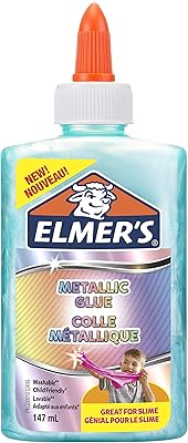 Elmer's metal pvc glue | Sarcelle blue | 4 oz | Washable and adapted to children | Ideal for making slime | Washable and adapted to children | 1 unit.. DIAYTAR NIGERIA delivers more than expected with our extensive catalog and 5-8 day delivery service.