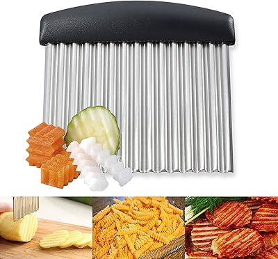 German triangular bunter, wavy blade in professional stainless steel for fries, vegetables and more.. From daily deals to exclusive products — DIAYTAR Nigeria has you covered.