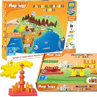 Imagimike Mapology Puzzle of Indian Political and Physical Card, Solar System - Educational toy and learning help, Children's Puzzle 5 years and over, best gift for boys and girls.. Shop everything from A to Z on DIAYTAR Nigeria — delivered nationwide.