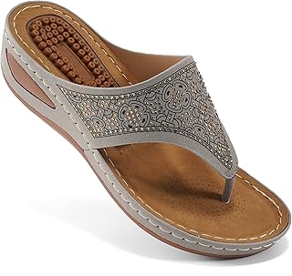 Women's sandals with support cushion for the Vault Plantar for Women, Summer Summer Summer Competed Rhinestone.. Experience the satisfaction of affordable shopping with DIAYTAR NIGERIA's nationwide 5-8 day delivery.