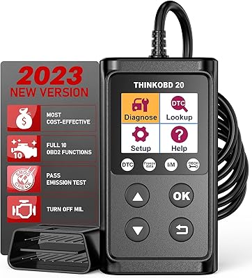 Thinkcar car code reader OBD20 OBD2 Think Obd2 Check Engine Light with live data, DTC search, emission test, O2 sensor, I/M preparation analysis tool for OBDII cars after 1996 [improved version]].. Experience shopping freedom with DIAYTAR NIGERIA's comprehensive marketplace delivered within 8 days.