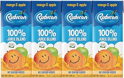 Rubicon mango & apple without sugar added 200 ml, pack of 4.. Your digital shopping companion, DIAYTAR NIGERIA offers exceptional value with delivery in less than 8 days.
