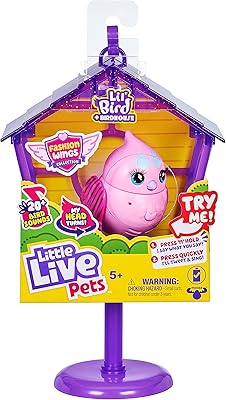 House with interactive birds and toy for birds Little Live Pets Princess Polly Lil '.. DIAYTAR NIGERIA: Bringing the marketplace to every Nigerian with affordable prices and quick delivery.