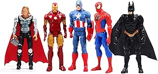 Disney Marvel Avengers set of PVC statues in exclusive PVC of 5 pieces Avengers Captain America Spiderman Iron Man Collection.. DIAYTAR NIGERIA: Empowering Nigerians with access to affordable products delivered within 8 days.