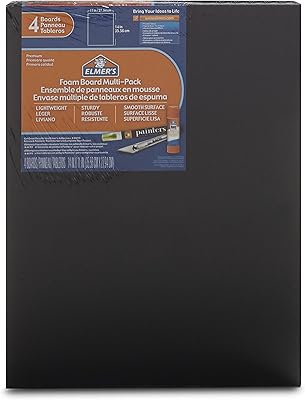 Elmer's foam boxes, 11 x 14 inches, black/black nucleus, 4 pieces (950024).. Experience the joy of discovery with DIAYTAR NIGERIA's vast catalog and nationwide affordable delivery.
