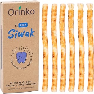 6 Miswak sticks and brushes to whiten the teeth - Salvadora Persica Miswak Stick.. DIAYTAR NIGERIA brings the marketplace to your screen with affordable products delivered in 5-8 days.