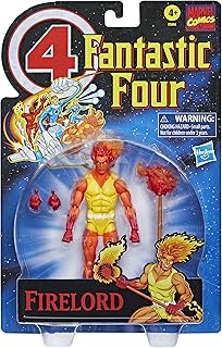Hasbro Marvel Legends Retro Fantastic Firelord 6 -inch action figurine, includes 3 accessories.. DIAYTAR NIGERIA: Where value shopping meets reliable 5-8 day delivery across the nation.