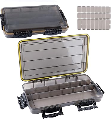 Dlmaonn waterproof fishing equipment, box of 3600/3700 ​​tray fishing equipment with adjustable separators, sun protection, thicker frame, storage box for fishing lures for fresh water and salted (13.58 \.. Browse, shop, and receive — DIAYTAR Nigeria keeps it simple.