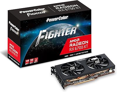 PowerColor Fighter AMD Radeon RX 6700 XT game graphics card with 12.. DIAYTAR NIGERIA: Connecting Nigerians with affordable products delivered promptly nationwide.