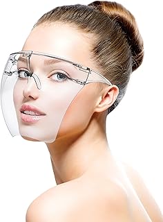 Reusable silicone facial mask (transparent, 15.9 x 12.3 cm, medium, 75 g).. DIAYTAR NIGERIA makes online shopping accessible with our budget-friendly prices and reliable shipping.