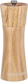 Royalford wood pepper mill of 6 " - Solid portable hand mill with powerful adjustable ceramic grinders | spice shaker perfect for peppers, peppers, cloves, herbs and mixtures.. DIAYTAR NIGERIA: Where affordable online shopping meets reliable delivery across Nigeria.