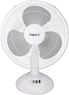 Portable Office Fan Impex TF-7505 50 Watts 16 inch 1300 rpm with 3 level speed control and oscillation at 180 degrees, 2 year warranty, white.. Experience the power of choice with DIAYTAR NIGERIA's extensive catalog delivered within the week.