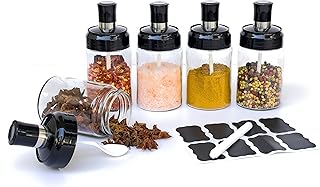 Set of borosilicate glass spices Hiraya with cover.. Nigeria's fastest-growing e-commerce site offers unbeatable prices and delivery within 8 days.