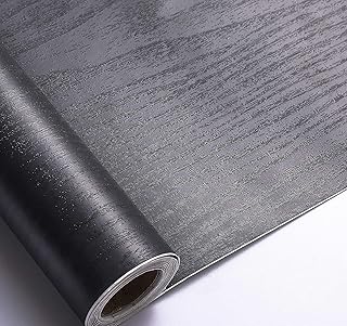 Arthom black wood wallpaper 43.5 x 304 cm, removable vinyl sticker wallpaper for furniture surface decoration, easy to clean.. DIAYTAR NIGERIA connects your desires with reality through our affordable e-commerce platform and quick delivery.