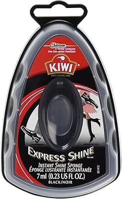 Kiwi shoe polish sponge, black, 0.2 oz.. DIAYTAR NIGERIA delivers affordability and convenience with every purchase, shipped within the week.