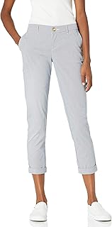 Tommy Hilfiger Chino Hampton Pants for Women - Striped pants.. DIAYTAR NIGERIA: Making quality products accessible to all Nigerians at affordable prices.
