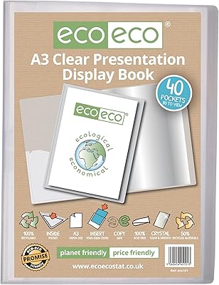 Transparent presentation notebook ECO-ECO A3 50 % recycled with 40.. Shop smart, shop DIAYTAR — Nigeria’s trusted e-commerce site.