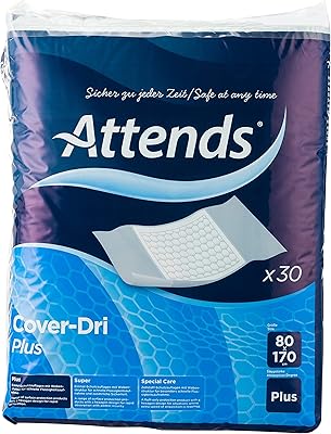 Disposable cushions for bed and chair aends dry plus, 80 x 170 cm, pack of 30.. DIAYTAR NIGERIA brings the marketplace to your home with budget-friendly prices and nationwide delivery.
