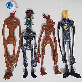 Yoyo 4pcs, about 8 ", siren head toy, toys, SCP 6789, model of siren head toy!.. Shop from anywhere in Nigeria and receive your DIAYTAR purchases at affordable prices within a week.