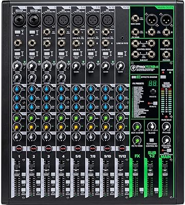 MAKI PRO FX SERIES 12V3 professional effect mixer with USB, ONYX microphone preamp and GIGAFX effect engine - not supported (Profx12v3).. DIAYTAR NIGERIA brings affordable shopping to your fingertips with reliable delivery in less than 8 days.