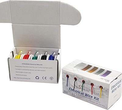 Strivedaytm 22 AWG Flexible electric wire 1007 Electric wire 22 Standard copper connection cable braided electronic wire 300 V square electric wire -1.. Your complete shopping solution, DIAYTAR NIGERIA offers extensive variety with budget-friendly delivery.