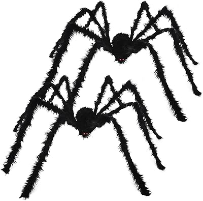 Hoojo Halloween decorations 183 cm False giant spiders 2 rooms Outdoor interior porch, tree, lawn, Halloween party decoration.. Quality and convenience delivered — shop DIAYTAR Nigeria now.
