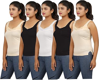 Multicolor body jersey with spaghetti strap for women - pack of 5, several colors.. Experience the ease of one-stop shopping with DIAYTAR NIGERIA's diverse catalog and nationwide delivery.