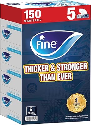 Euphoria classic fine handkerchiefs, 150 pieces * 2 thicknesses, pack of 5 rooms, total 750 handkerchiefs.. No stress, no delays — DIAYTAR Nigeria is your trusted shopping partner.