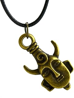 Beautiful ultra natural jewelry - Dean Winchester and Jensen Ackles Spell Inspired - Double -sided mask necklace.. DIAYTAR NIGERIA: Revolutionizing how Nigerians shop with affordable prices and prompt delivery services.
