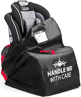 Travel bag for car seat for plane travel, backpack with casters, control cover for flight control, black, 1 room (1).. DIAYTAR NIGERIA: Where every click leads to affordable purchases delivered promptly to your door.