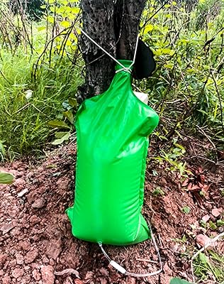 QWORK Pack of 2 watering bags for trees slow delivery and weather resistant, ideal for garden/horticulture/transport of sowing.. Be part of Nigeria’s most trusted online shopping experience — DIAYTAR Nigeria.
