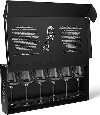 Gabriel-Glass Standard Edition Crystal Glasses, Lot of 6, model 99694.. DIAYTAR NIGERIA combines affordability, variety, and convenience with nationwide delivery services.
