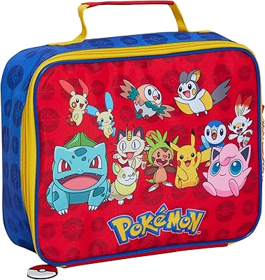 Lunch bag Pokémon for children Pikachu School isothermal lunch bag with bottle holder, red color, one size, book bag.. Your digital shopping ally, DIAYTAR NIGERIA offers extensive selection with budget-friendly delivery.