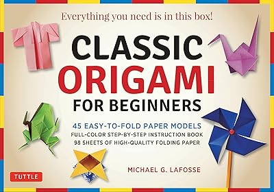 Classic origami kit for beginners: 45 easy paper models.. Shop with confidence at Nigeria's leading affordable e-commerce platform with reliable delivery services.