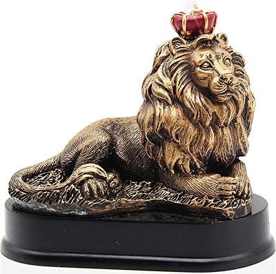Statue H&W Le Roi lion, office decoration 5 "high, home decoration and Scandinavian style study, collection figurines, best gift for men.. DIAYTAR NIGERIA: Connecting Nigerians with their needs through our affordable and diverse marketplace.