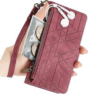 Nadoli for Huawei Honor Magic 5 Lite 5g Zipper case with cards slots, leather antichoche strap, flap wallet, handbag, geometric pocket, folio support, magnetic shell.. Your digital shopping ally, DIAYTAR NIGERIA offers extensive selection with budget-friendly delivery.