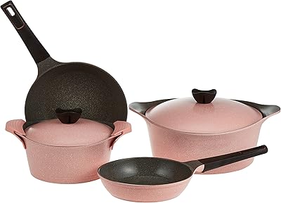 Neoflam kitchen battery Eni 8 rooms - pink marble.. DIAYTAR Nigeria delivers happiness in 5–8 days, no matter what you buy.
